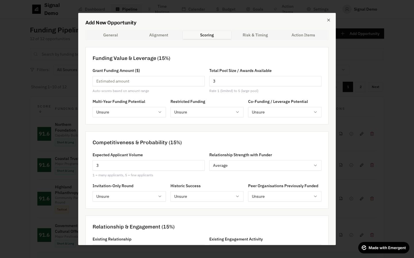 Lead Score Generator screenshot